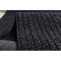 Rugsx Ruitenwisser anti slip per strekkende meter CEYLON extern, intern, op een rubber - anthracytkleuring 0923 200cm 200x190 cm
