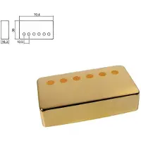 Boston HPC-20-GGF pickup cover, humbucker, pitch=9,8mm, hals positie, metaal goud