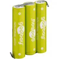 Pro accupack | 3x AAA (HR03) | 800 mAh | soldeerbevestiging