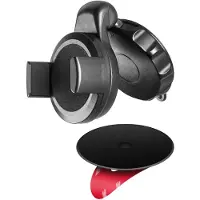 Goobay smartphone autohouder met klem | autoraam- en dashboardbevestiging