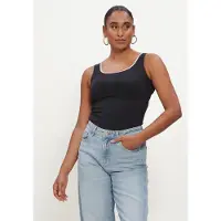NUKUS Dames Tops & T-shirts Juba Singlet - Zwart - Maat XS