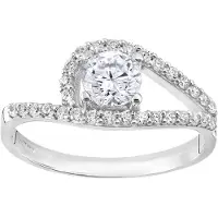 Diamant L'Eternel Ring zilver