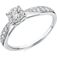 Diamant L'Eternel Ring zilver