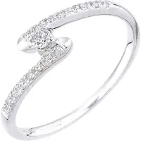 Diamant L'Eternel Ring zilver