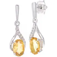 Diamant L'Eternel Oorbellen zilver