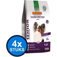 Biofood 4x Senior Small Breed Gevogelte - Hondenvoer - 1.5kg