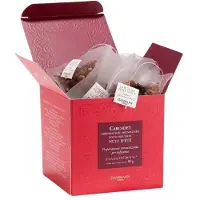 Dammann Frères - Carcadet Nuit D'été 20 Cristal zakjes - Vruchtenthee Aardbei, Framboos - 20 composteerbare theebuiltjes
