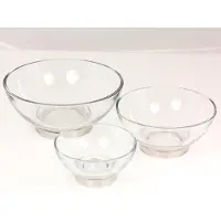 QDO Glazen Kommenset - 3-delig - Diverse maten