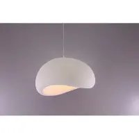 Nova Luce Natuurlijke hanglamp Aere wit 60cm