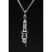 MOOYE ® - Collectie Zilveren Bougie ketting hanger - middel