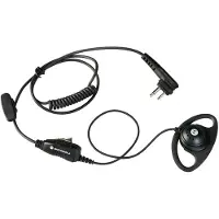 Motorola HKLN4599A, oortje in D-stijl met ingebouwde microfoon en push-to-talk knop