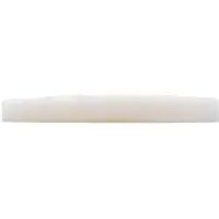 Boston BBS-4U Brugzadel van ongebleekt been voor folkgitaar 77,5x10x2,7 mm, 14 radius