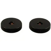 AllParts MK3155003 Zwarte Roller Knop Set voor Jazzmaster - 2 Stuks