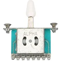 Boston SW-143-W lever switch 3-way, open model, 1 5/8 inch spacing, bolts included, with white cap