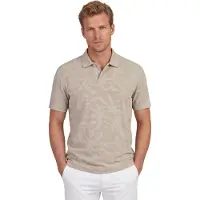 BOSS Poloshirt BOSS Orange grijs met structuur