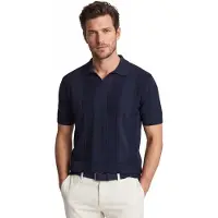 Gentiluomo Gentiuluomo poloshirt v hals donkerblauw