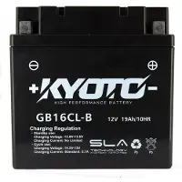 Kyoto Batterie SLA pour quad Bombardier 500 Quest 4X4 Auto 2002 à 2004 YB16CL-B / 12V 19Ah Neuf