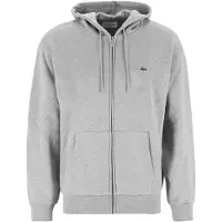 Lacoste Capuchon sweaters Sweatshirt zippé à capuche en molleton heren - Grijs - EU XL