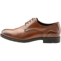 Lloyd Eezy 110W Cognac Nette Veterschoenen Cognac Leer Heren - Cognac - 43
