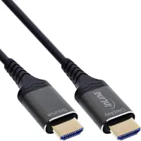 InLine HDMI AOC-kabel, Ultra High Speed HDMI-kabel, 8K, aluminium, 40 m