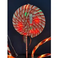Home & Styling Kerst Lolly met verlichting - 25x57cm