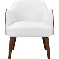 Notio Living Haruko-Gestoffeerde Accent Stoel in Dolly Teddy OffWhite