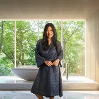 Kayori Kimono Kayori Ichiro Blauw-M