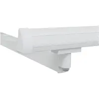 vidaXL Zonnescherm Frame Verstelbaar Wit 3,5 x 2 m Staal
