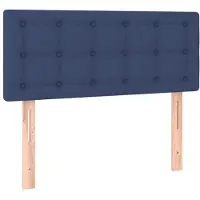 vidaXL Hoofdbord 80x5x78/88 cm stof blauw