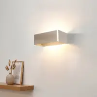 Artdelight Design wandlamp Mainz rechthoek champagne
