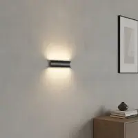 Artdelight Indirecte wandlamp Malibu Up-down - zwart