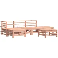 vidaXL 6-delige Loungeset massief douglashout