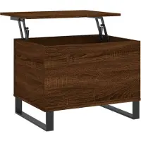 vidaXL Salontafel, bruin, eikenlook, 60x44,5x45 cm, houtvezel