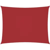 vidaXL Zonnescherm rechthoekig 3x4,5 m oxford stof rood