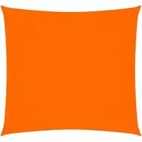 vidaXL Zonnescherm vierkant 5x5 m oxford stof oranje