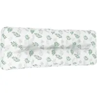 vidaXL Palletkussen 120x40x12 cm stof bladpatroon