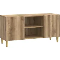 vidaXL TV Kast 102 x 34,5 x 50 cm Artisanaal eiken Bewerkt hout