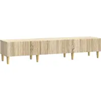 vidaXL TV Kast met lade Sonoma Eiken 147 x 34,5 x 30 cm Bewerkt hout