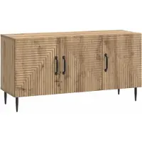 vidaXL TV Kast 99 x 34,5 x 50 cm Artisanaal eiken Bewerkt hout