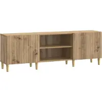 vidaXL TV Kast 150 x 31 x 50 cm Artisanaal eiken Bewerkt hout