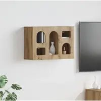 vidaXL Hangkast ELST Artisanaal eiken 60 x 20 x 40 cm Bewerkt hout