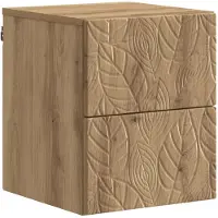 vidaXL Muurbevestigde Nachttafel Artisanaal eiken 34,5 x 33 x 40 cm