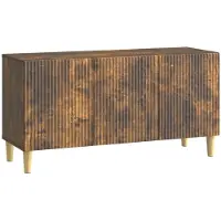 vidaXL TV Kast 99 x 34,5 x 50 cm Gerookt eiken Bewerkt hout