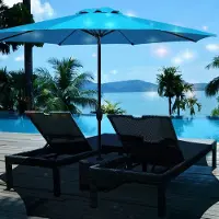 Laura Parasol Reservehoes 400 cm Universeel – 8 Stangen, UV80+ Bescherming, Waterdicht, Windbestendig, Duurzaam Polyester Voor Strand, Tuin, Balkon en Terras –