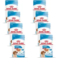 Royal Canin Shn Medium Puppy Pouch - Hondenvoer - 8 x 10x140 g