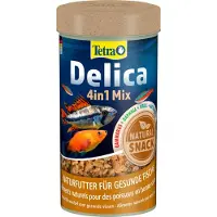 Tetra TetraDelica natuurvoeding (voor siervissen, krol, diffels, watervlooien Brine Shrimps Bloodworms rode muggenlarven), verschillende soorten en maten