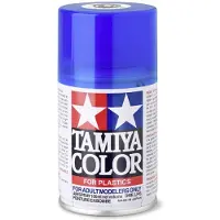 Tamiya Hobbyverf Acrylverf - TS-72 Clear Blue Transparent - Gloss - Acryl Spray - Verf spuitbus - 100 ml