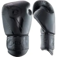 Booster BGL V3 Leren Bokshandschoenen – Zwart/Zwart – 10 oz