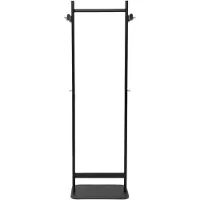 MAUL Garderoberek Salsa staand 172x52x40cm 40kg, 8 haken zwart RAL9004