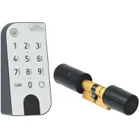 BURG-WÄCHTER ENTRYhome 5001 PIN 50010 Deurslot IP53 Met verlicht toetsenbord, Geschikt voor Bluetooth
